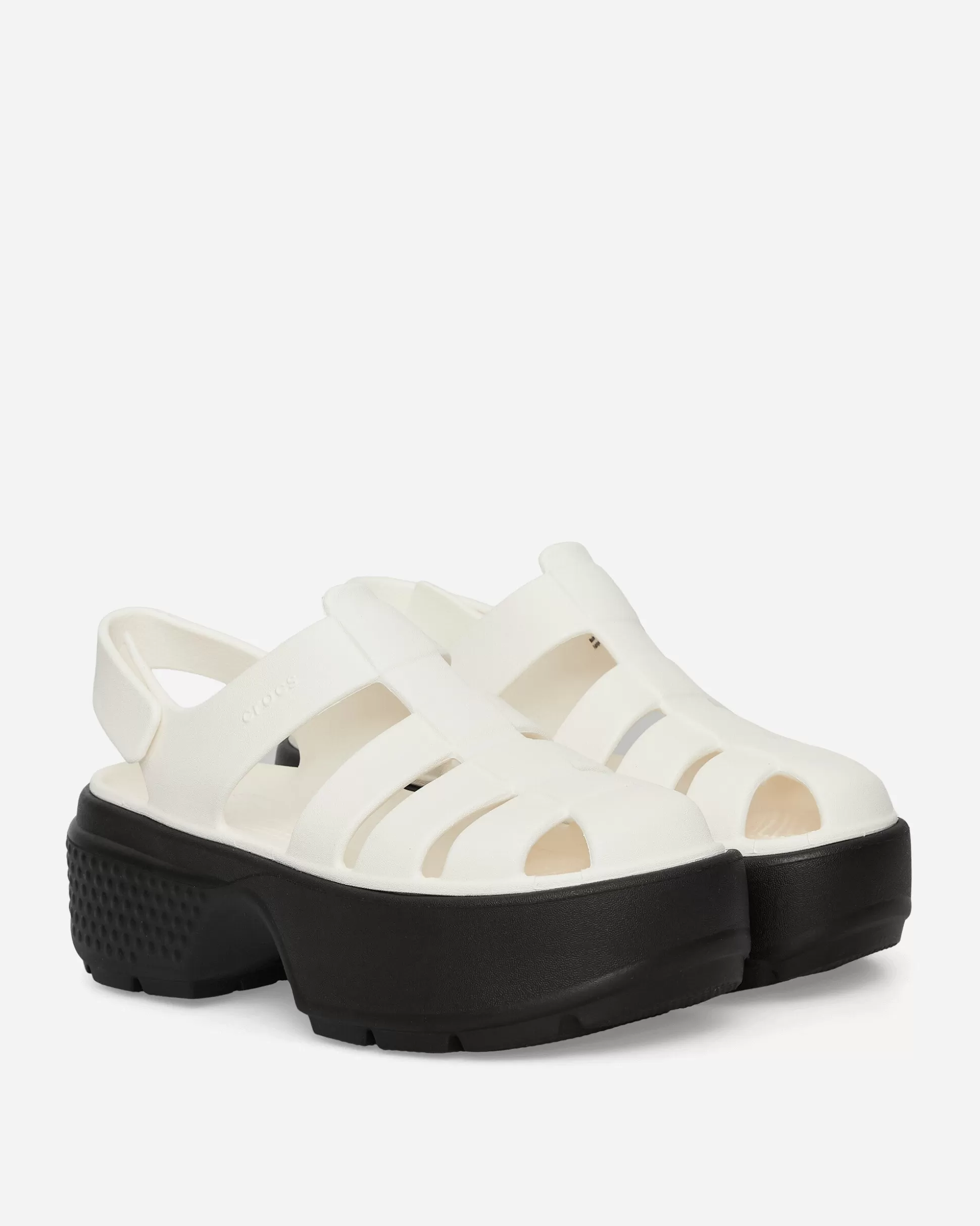 Crocs Women's Stomp Fisherman Sandals Chalk New