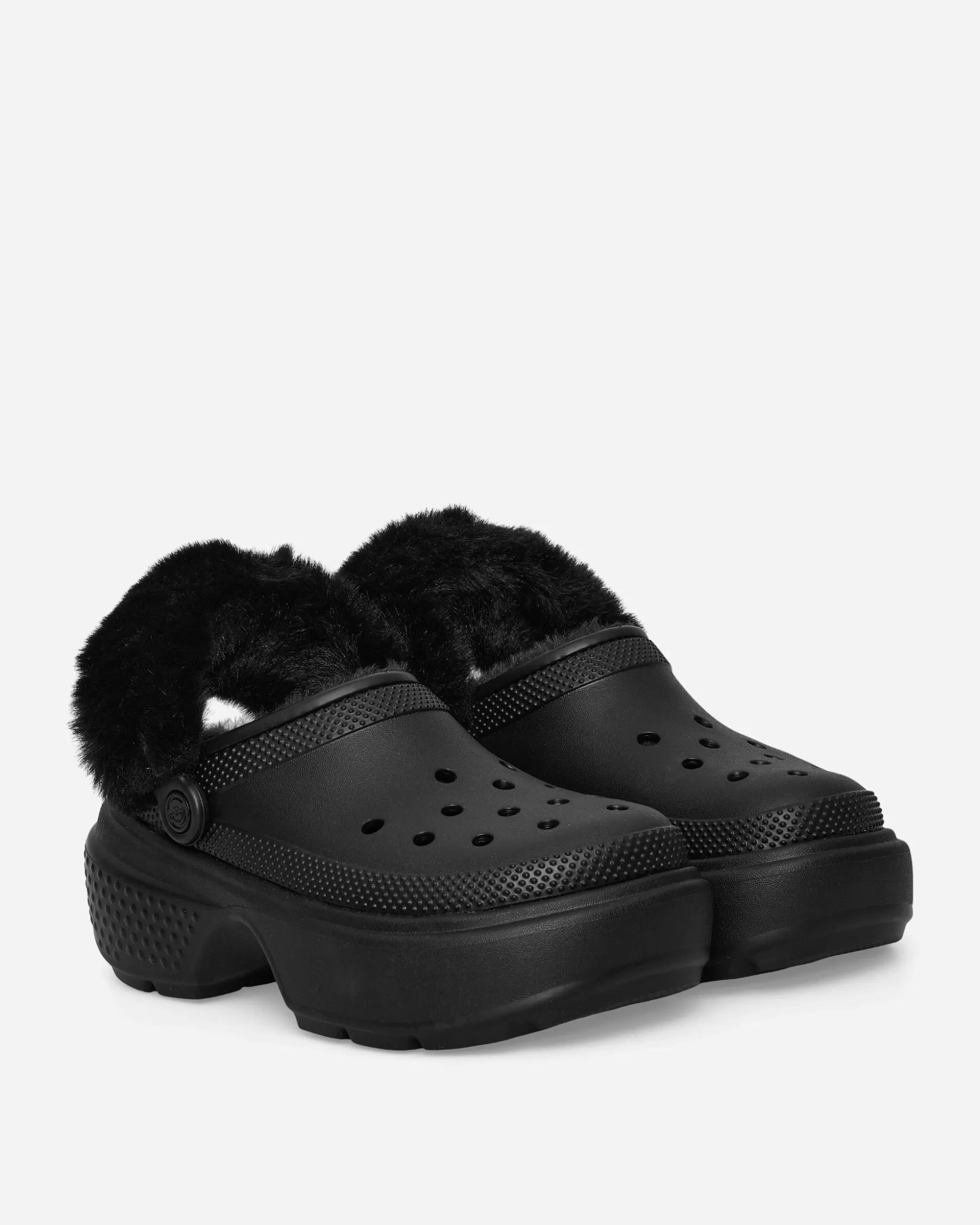 Crocs Women's Stomp Lined Clogs Black Store