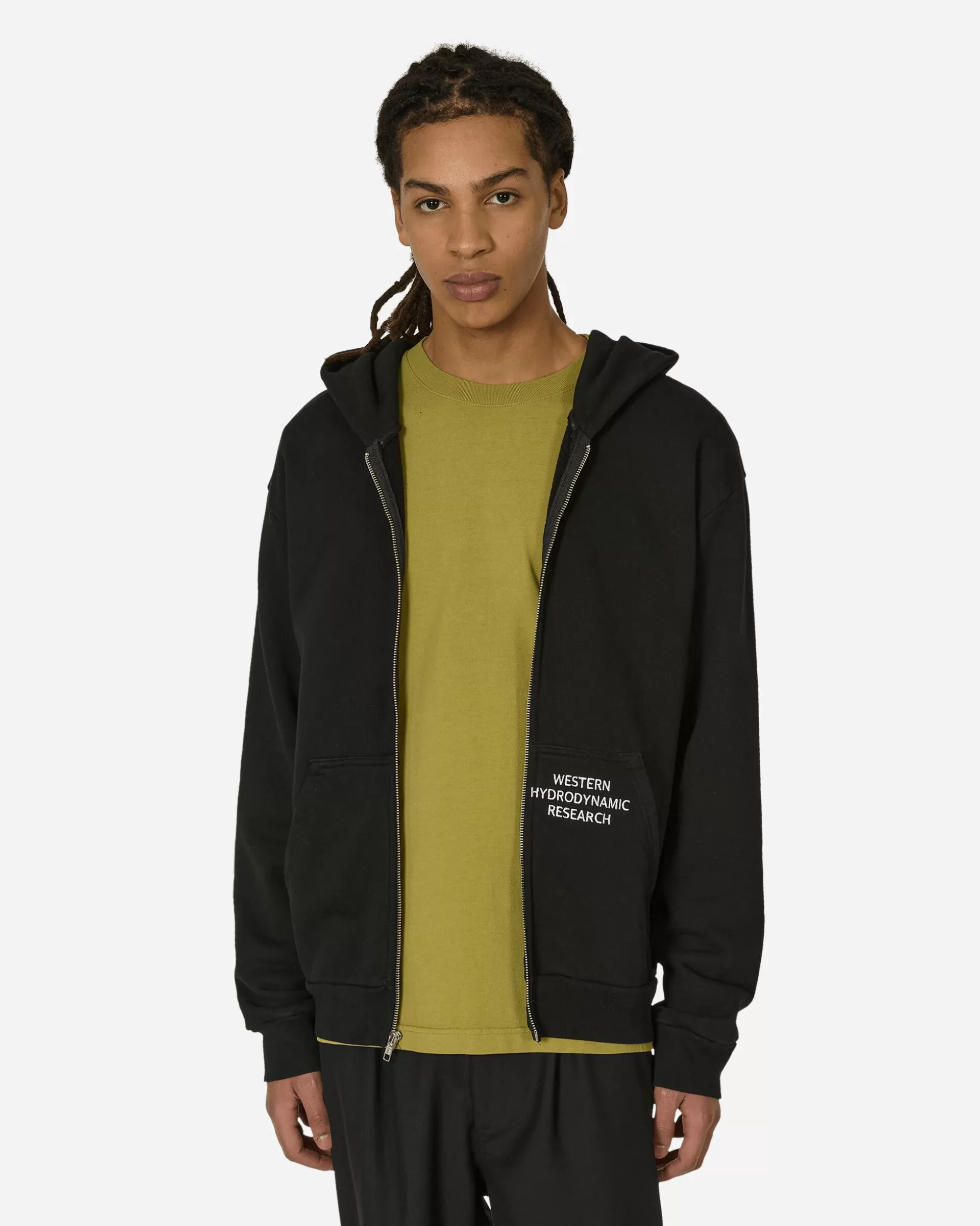 WESTERN HYDRODYNAMIC RESEARCH Zip Hoodie Black Best Sale